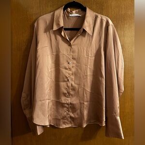 Abercrombie & Fitch Silky Beige Shirt